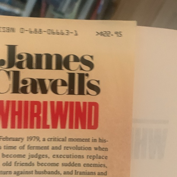 James Clavell’s Whirlwind Massive Hardcover Novel from the author of Shogun - Picture 3 of 4